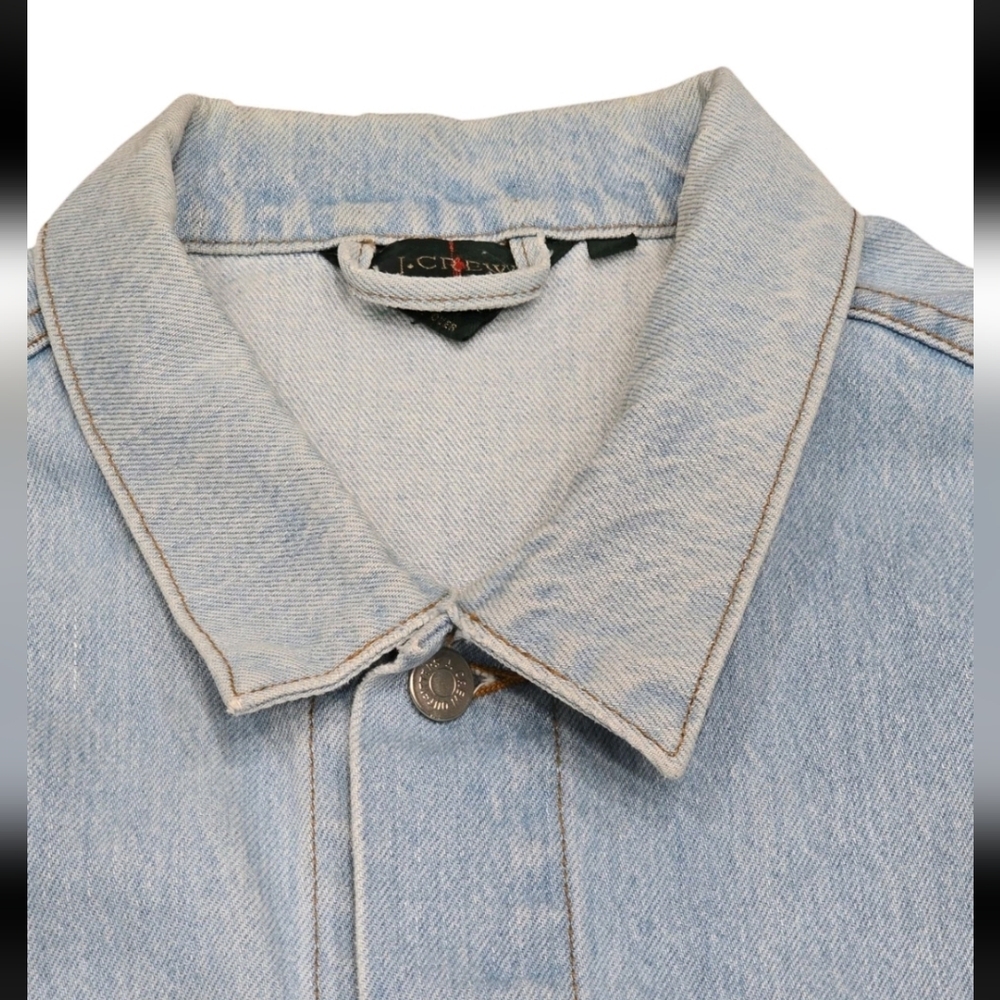 J. CREW Men's Denim Casual Button Up Jean Jacket Size XL - Picture 3 of 9